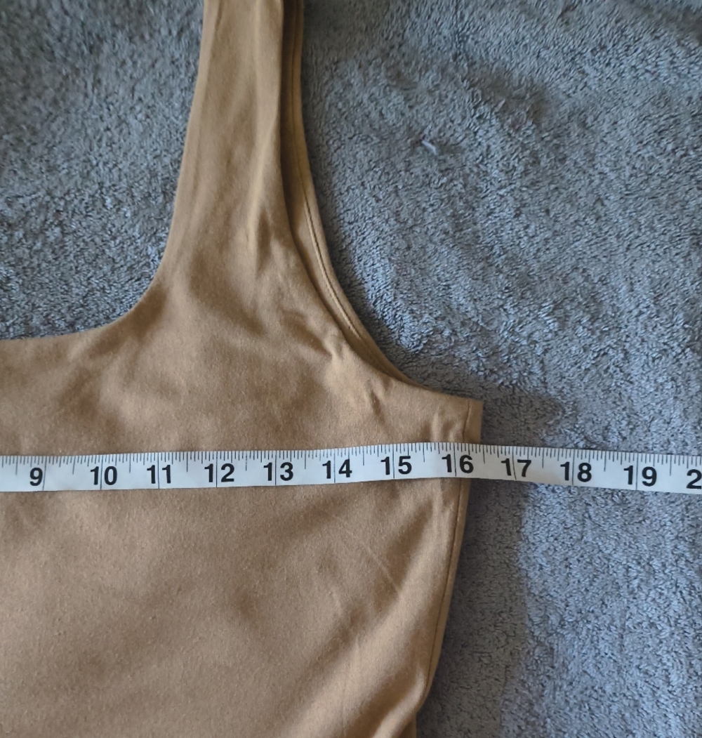 Everlane Supima Jersey Riviera Dress "Tiger Eye"Tan/Brown M Neutral Minimalist - Picture 9 of 13
